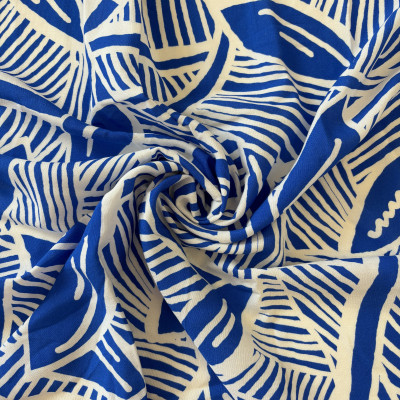 KOSULJAR VIS CHALIS DGT PRT DSN # LEAVES # IMPERIAL BLUE