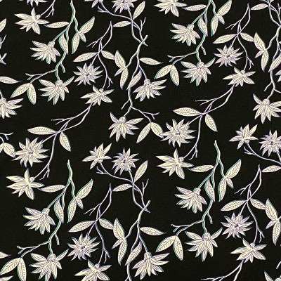 KOSULJAR VIS RYN POP PRT DSN # 560 # GINGER FLOWER BLACK