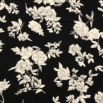 KOSULJAR VIS RYN POP PRT DSN # S ROSES # BLACK WHITE