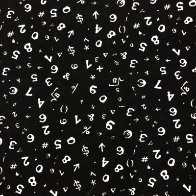 KOSULJAR S PEACH PRT DSN # NUMBERS # BLACK