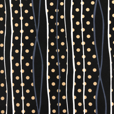 KOSULJAR S EMILY PRT DSN # 6392 DOTS & STRS # BLACK