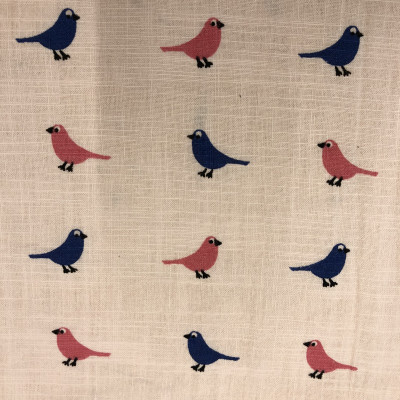 KOSULJAR CO FUN PRT DSN # 01029 # BIRDS ROSE