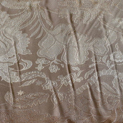 KOSULJAR S SATIN JQD DSN # FLOWER DAMASCUS 1883 # CAFE CREME