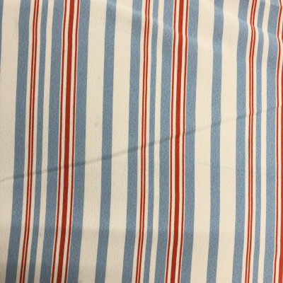 KOSULJAR S SHINY MORROCO PRT DSN # 17 # STRS L BLUE RED