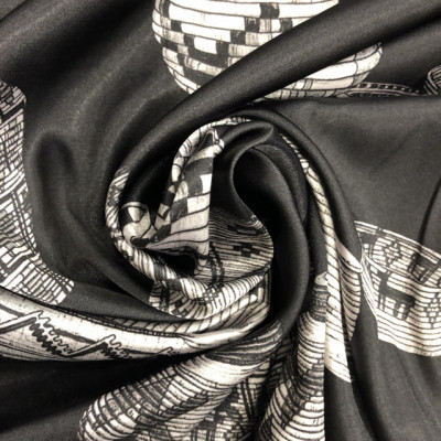 KOSULJAR S SHINY PRT LUX DSN # VASES # BLACK GREY