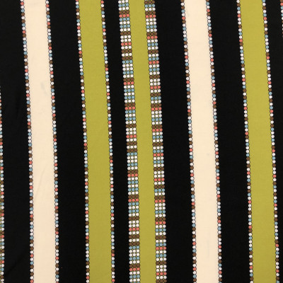 KOSULJAR S CREP DONA PRT DSN # 6502 STRS & DOTS # BLACK LIME