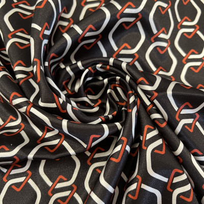 KOSULJAR S SATEN STREC DGT PRT DSN # GEO # BLACK OCHRE