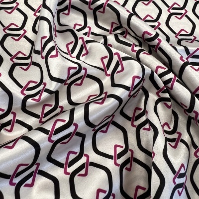 KOSULJAR S SATEN STREC DGT PRT DSN # GEO # VERY BERRY BLACK