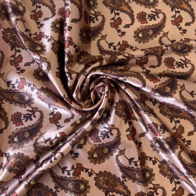 KOSULJAR S SATEN STREC DGT PRT DSN # PAISLEY # FENUGREEK