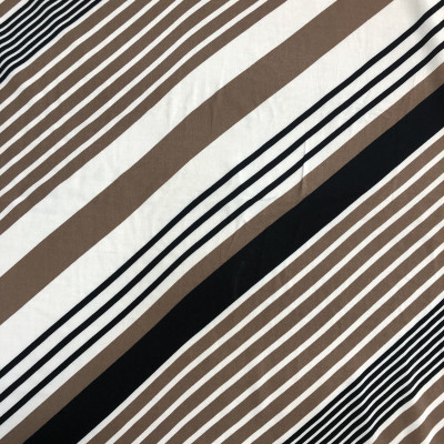 B KOSULJAR VIS CHALIS PRT DSN # DIAGONAL STRS # BEIGE