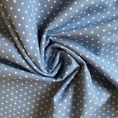 KOSULJAR CO POP DENIM PRT DSN # S DOTS # DENIM