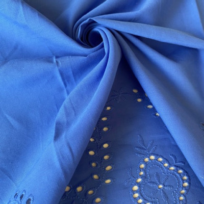 KOSULJAR CO ONE BORDER EMB DSN # 10281 BORDER # BLUE