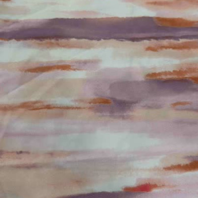 KOSULJAR S SATEN HANA DGT PRT DSN # MARBLE # PEACH PUREE ROSE