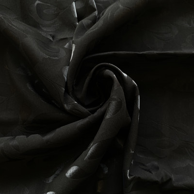 KOSULJAR S SATIN JQD 14478 DSN # MEADOW FLOWERS # BLACK