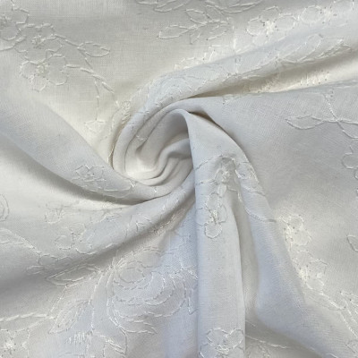 KOSULJAR CO ROMANCE EMB DSN # ROSES # WHITE