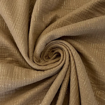 KOSULJAR CO MUSLIN FOIL DSN # STR # BEIGE GOLD