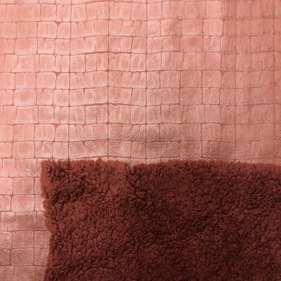 KOZA S BONDED FUR FOIL DSN # 4 CROCO # D TERRACOTA