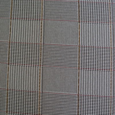 JQD KNIT S LEROY DSN # 6576 CHECKS # BLACK RED