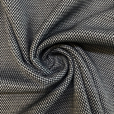 JQD KNIT V KORS DSN # S CHECKS 9074 # BLACK GRAY WHITE