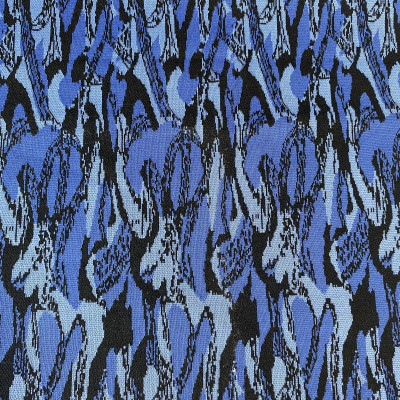 JQD KNIT V KORS DSN # ABSTRACT # ROYAL BLUE
