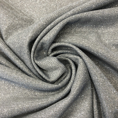 POLY KNIT DISCO METALIC # L GRAY SLV
