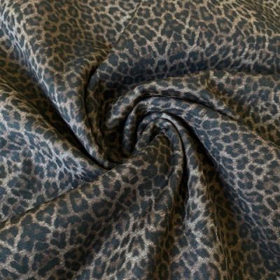 PONTE ROMA VIS NEW PRT DSN # B LEOPARD # BLACK CAPUCCINO