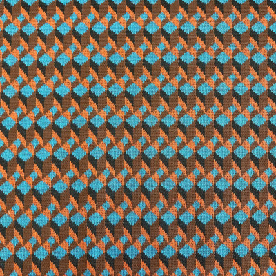 JQD KNIT S EVA DSN # RETRO GEO # TURQUOISE