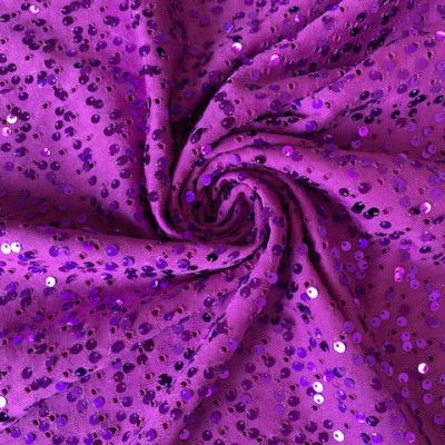JQD KNIT S SEQUINS PURPLE