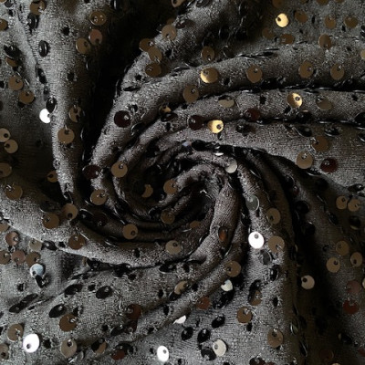 JQD KNIT S SEQUINS BLACK