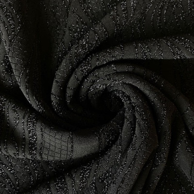 JQD KNIT S BLONDY LRX DSN # WAVES NEW # BLACK