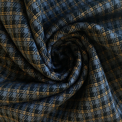 JQD KNIT V KORS H DSN # S CHECKS # GRAY