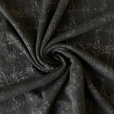 JQD KNIT S LRX DSN # CHECKS # BLACK SILVER LRX