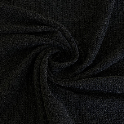 POLY KNIT S JQD LRX DSN # CHECKS # BLACK