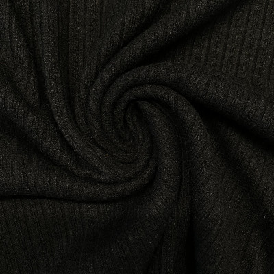 JQD KNIT VIS RIB SH BLACK