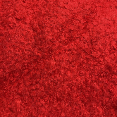 BUKLE W LANA RED širine 1.5 m, gramaže 517 g/m2. Vuneni bukle, topao i udoban, sezona Jesen Zima, za šivenje kaputa, jakni.