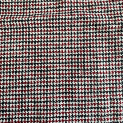 BUKLE W HALI DSN # PEPITO CHECKS # BURGUNDY BLACK