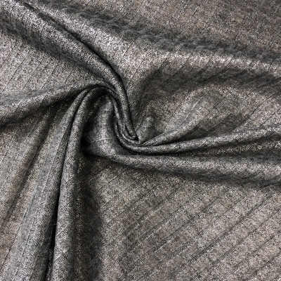 VISKOZA PL. RIB FOIL GRAY