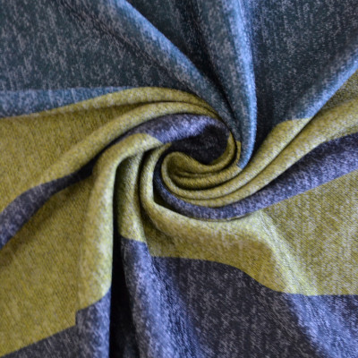 VISKOZA PL. SWEATER KNIT PRT DSN # BORDER LINE # BLUE SARCELLE GUACAMOLE