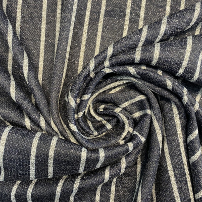 VISKOZA PL. SWEATER KNIT PRT LRX DSN # 6118 # STRS NAVY