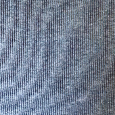 JQD KNIT VIS RIB DSN # STR # BLUE SARACELLE