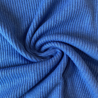 JQD KNIT VIS RIB DSN # STR # IMPERIAL BLUE