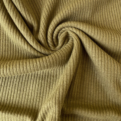 JQD KNIT VIS RIB DSN # STR # GREEN MOSS