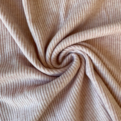 JQD KNIT VIS RIB DSN # STR # ROSEWATER