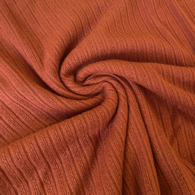 JQD KNIT VIS RIB # 1090 BOMBAY BROWN