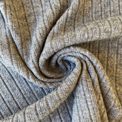 JQD KNIT VIS RIB GRAY