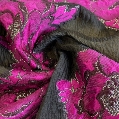 JQD S BAROQUE LUX DSN # B ROSES # BLACK PURPLE