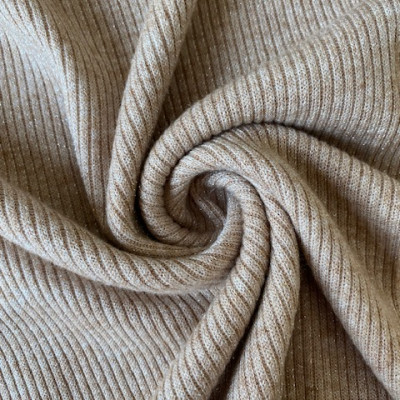 JQD KNIT VIS RIB LRX BEIGE