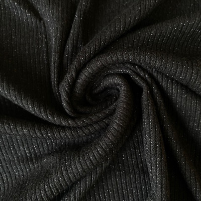 JQD KNIT VIS RIB LRX BLACK