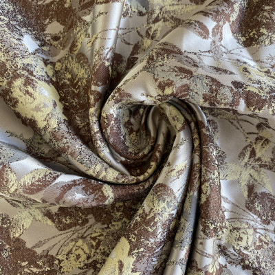 JQD S BAROQUE AMY DSN # FLOWERS & LEAVES # BROWN