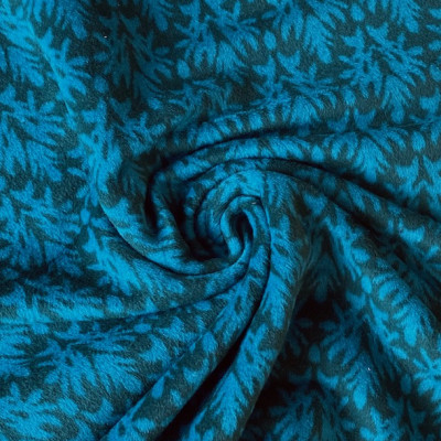 VELUR W SOFT JQD DSN # ORNAMENT # ALGIERIS BLUE